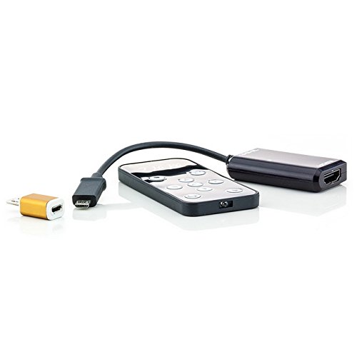 Saxonia. MHL zu HDMI Adapterkabel mit Fernbedienung für Huawei Smartphones, Tablets (Micro-USB 5/11 polig) Full HD Ton + Bildübertragung - 2