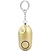 Produktbild Grapes Garden Persönlicher Alarm, Notfall Selbstverteidigungs Sicherheitsalarm, 130DB Sicherheitsalarm Keychain LED Taschenlampe für Frauen Mädchen Kinder Ältere Explorer( Gold)