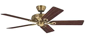 USHA Hunter Savoy Fan (Brown and Gold)