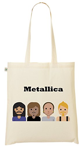 Shopper Bag - Metallica - Fairtrade - my-tagshirt - Jutebeutel