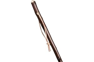 Stock-Fachmann Bâton de randonnée marche Châtaigne avec dragonne en cuir