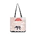Produktbild Elephant Parasailing Vector Ultra Hd K Hd Rücken Canvas Tote Handtasche Schultertasche Crossbody Taschen Geldbörse für Männer und Frauen Einkaufstasche