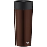 Alfi Isoliertrinkb. Isomug+ 0, 35 Hot Vaso Térmico, Acero Inoxidable, Chocolate Caliente, 8,2 x 8,2 x 19 cm