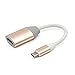 Produktbild HaiQianXin USB-C 3.1 Typ C zu HDMI-Kabel 4k-Konverter-Adapterkabel für HDTV-Laptop Macbook Smart Phone (Color : Gold)