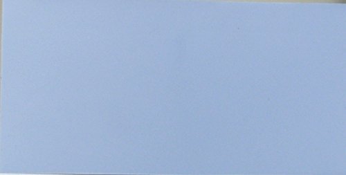 Wachsplatte hellblau 20x10 cm - 9773 - Verzierwachsplatte 200x100 mm für Kerzen