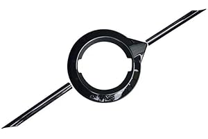 MAJHER Car Emblem for Volvo XC60 2018-2021,Replacement Car Emblem Logo Badge Front grille Rear Trunk Badge Decals Letters Sign Cover Emblem Badge Accessories Cover Emblem Car Body Decoration,Black