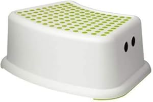 KING KARAN® GREEN KID'S BATHROOM BOOSTER STEP STOOL ANTI-SLIP COVER