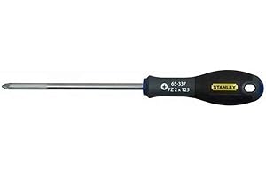 STANLEY - FATMAX Stanley 1-65-339 Tournevis Pz4 200 V - Gamme FatMax - Fabriqués En France - Lame En Acier - Sablage De L'Empreinte - Poignée Soft Grip - Liaison Quasi Incassable - Finition Anticorrosion