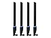 Produktbild Linksys WRT004ANT-EU High-Gain-Antennen (für WLAN-Geräten, RP-SMA-Anschluss, 4er-Pack) schwarz