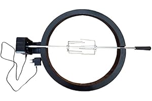 KAMADO BONO Charcoal BBQ Grill Kettle Rotisserie Ring for Kamado Bono Grande Limited Grills I Electric Barbecue