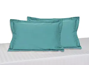 Swayam Deal Collection 2 Piece Cotton Pillow Cover - Turq