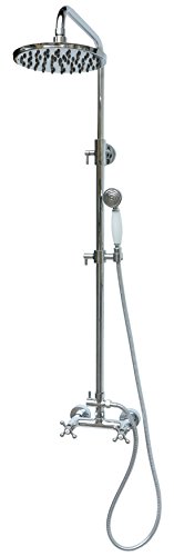Nostalgie Retro Duschset Dusche Set Brause Set Arles in Chrom - 3
