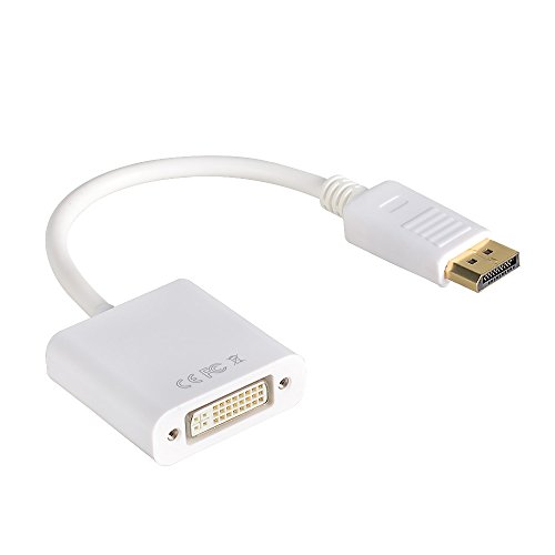 ELUTENG DP auf DVI Adapter Full HD 1080P DisplayPort DVI-I Kabel Stecker zu Buchse DP DVI Konverter an HDTV, Monitor, oder Projektor für Lenovo, Dell, HP usw