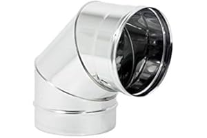 ZETA Zinco Group gomito curva acciaio inox 130mm 5 decimi AISI 304