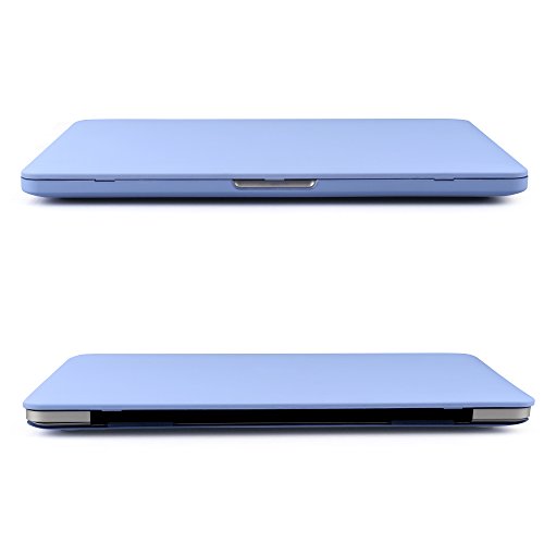 iDOO MacBook Schutzhülle / Hard Case Cover Laptop Hülle [Für MacBook Pro 13 Zoll Retina – ohne CD-Laufwerk: A1425/A1502] – matt, Babyblau/Blaue Gelassenheit - 4