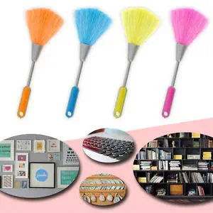 SHOPEE Anti-Static Mini Electrostatic Soft Whisk Car Dashboard Laptop Screen Keyboard Desk Computer Printer Cleaning Brush (Random Colour) -2 Piece