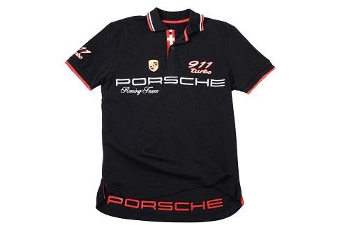 Preisvergleich Produktbild Porsche Herren Polo-Shirt, S, schwarz, Essential Kollektion - WAP67000S0G