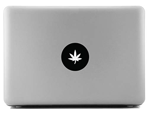 Preisvergleich Produktbild Marihuana Schwarz 420 Freundlicher Laptop Haut Aufkleber