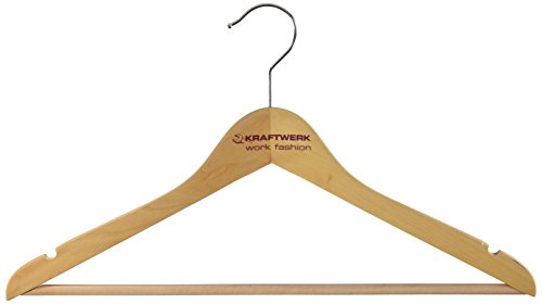 Preisvergleich Produktbild Kraftwerk 36010 KW Work-Fashion Holz-Kleiderbügel