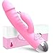 Produktbild Sex-Spielzeug Weibliche Silikon-Vibrator Aufladen Weibliche Masturbation Gerät Intelligente Heizung AV Massager Doppelkopf Penis