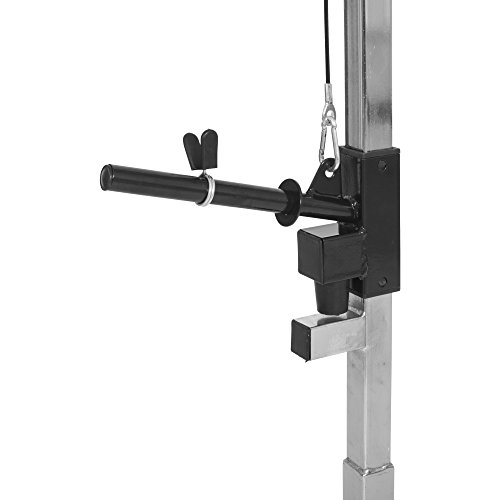Gorilla Sports Fitnessgerät Latzugturm für Hantelbank Universal Kraftstation, 10000595 - 2