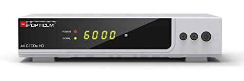 Opticum AX C100s HD DVB-C Digital Kabel Receiver (HDTV, DVB-C, HDMI, SCART, USB) silber