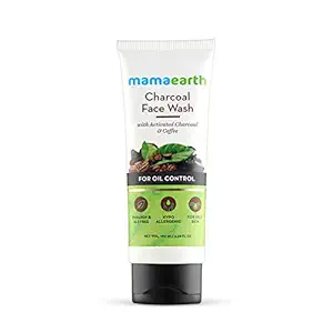 Mamaearth Charcoal Face Wash with Activated Charcoal & Coffee for Oil Control (100)