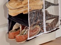 infactory Hängendes Schuhregal mit 30 Fächern - 7