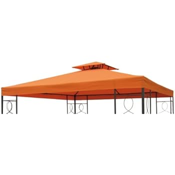 Amazon.de: Pavillon Ersatzdach 3x3 Meter - terracotta - wasserabweisend