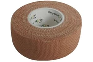 PhysioRoom Elastic Adhesive Bandage Finger Tape (4.5m) | Maximum Strength Strapping to Support, First Aid Wrap Bandages | Prevent Wrist, Ankle, Hand Sprains, Swelling & Injuries Sports Tape