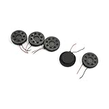 Este altavoz de iman esta hecha de material plastico y metal, cuatro orificios para facil de montar.