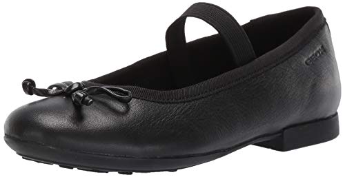 Geox J Plie B - Merceditas, color Negro, talla 27 EU