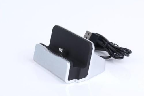 SILVER: Charge + Sync Dock Cable for iPhone 5 5s 5c 6 6plus, iPod touch 5