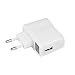 Produktbild Universal Netzteil - USB Ladestecker Adapter (5V / 2A) - Ladeadapter Ladegerät für Apple iPhone X/iPad, Samsung Galaxy S9 / Tab A - Weiß