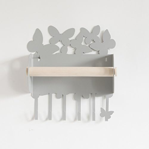Arts and Crafts Matryoshka Nesting PORTASCOTTEX Wall Butterfly Butterfly White Metal – Diam. 25lx10px30h cm