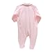 Cambrass Unisex Baby Unisex Velvet All-In-One with Embroided Pram Motif 12-18 Months Pink