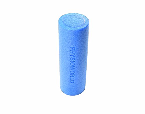 PhysioWorld Rodillo de Espuma Foam Roller Pilates para Terapia de Masaje Muscular Fitness Pilates Yoga - Herramienta de Masaje para Deportes Descuento por Grandes Cantidades (Azul 45cm - Caja de 20)