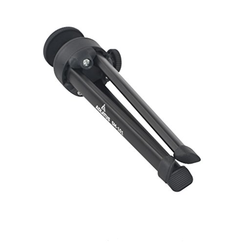 Adlatus SM de 101 Mini mesa trípode con cabezal de bola (hasta 1 kg, compacto y ligero) apta para Teléfono Móvil, GoPro, iPhone, smartphone, también como mando a utilizar | - Adlatus