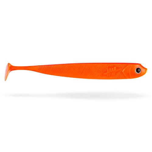 Lieblingsköder Möhrchen - Cebo de pesca (4 unidades, 12,5 cm), diseño de pez de goma