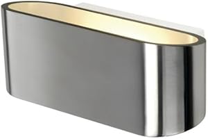 SLV Natynkowa oprawa ścienna OSSA 180 SLV/oświetlenie ścienne wewnętrzne, lampa natynkowa, natynkowa oprawa ścienna, reflektor sufitowy / R7s, 78 mm, 100 W, kolor aluminium