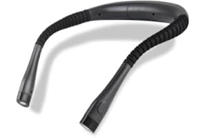 NEUTYPECHIC Lampe de Lecture de Cou 3 Couleurs et 3 Niveaux de Luminosité, Liseuse Lampe de Lecture Avec Câble de Données de Chargement, Lampe de Lecture pour Lire au Lit Adaptés Lecture (gris)