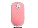Produktbild JxucTo Kabellose Maus Wiederaufladbare, Ultra-dünne geräuschlose Mini-Cordless-Maus für Laptop, Computer, (Pink)