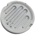 Lkc Ceramic Heater Plate White Colour Size 18X18 Centimeter, Open, 1 Burner