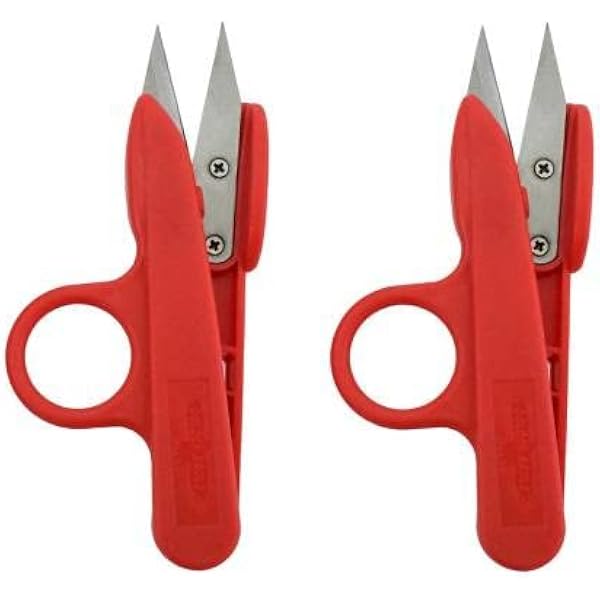 12-Pack Random Color Lightweight Speed Cutting Scissors - Sharp Point Quick-Clip Design For Sewing & Crafts