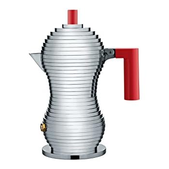 Alessi Percolator Pulcina - MDL02/1 R - Rood - 1 Kops - Door Michele De Lucchi 1 T Espressokocher 35631763