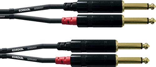 Cordial CFU 6 PP - Cable RCA (mono, 6 m), color negro