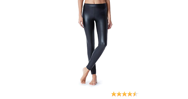 Calzedonia - Leggings - Donna Schwarz - 019 Large : Amazon.it: Abbigliamento
