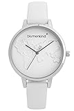 Blumenkind Damenuhr Silber/Weiß 07031985SWHPWH