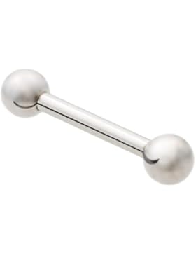 Zungen Piercing Aus Chirurgenstahl Stablänge:22mm Stab Stärker:1,6mm Kugel Groß:6mm