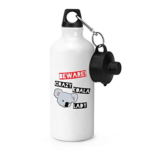 Gift Base Beware Crazy Koala Lady Sports Bottle Gift Base Beware Crazy Koala Lady Sports Bottle